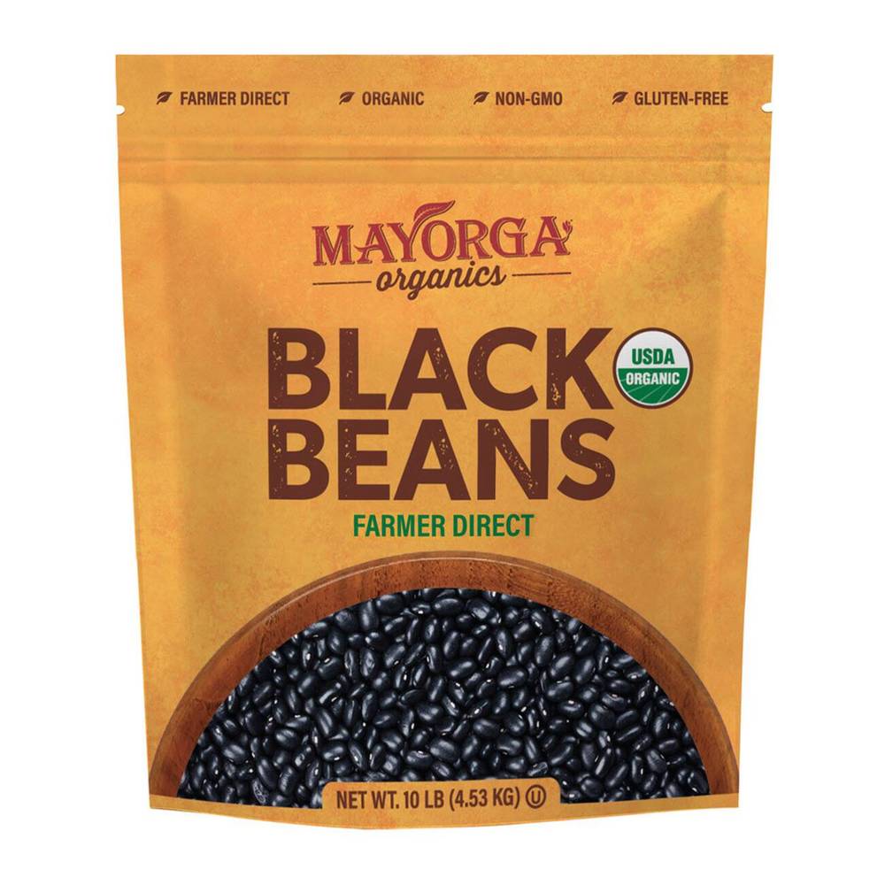 Mayorga Organic Black Beans, 10 lbs