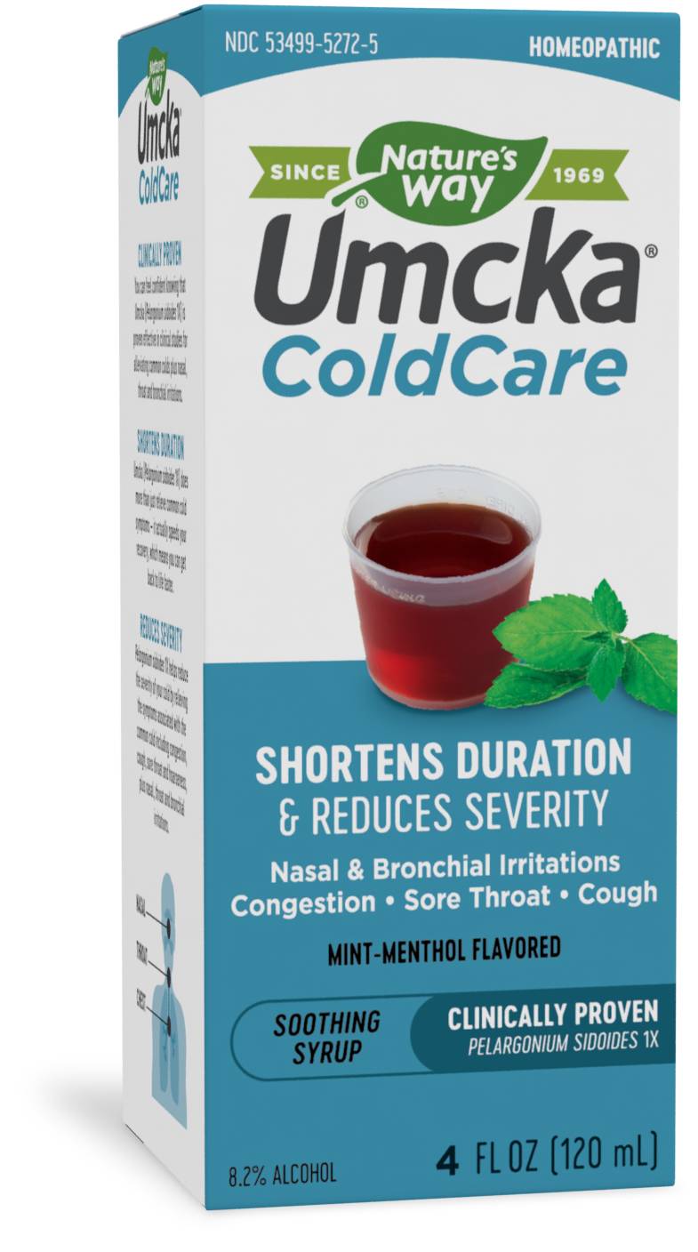 Nature's Way Umcka Coldcare Mint-Menthol Flavor Soothing Syrup (4 oz)