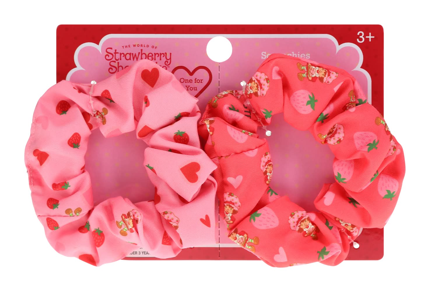 Disney Scrunchie 2-Pack Strawberry Shortcake