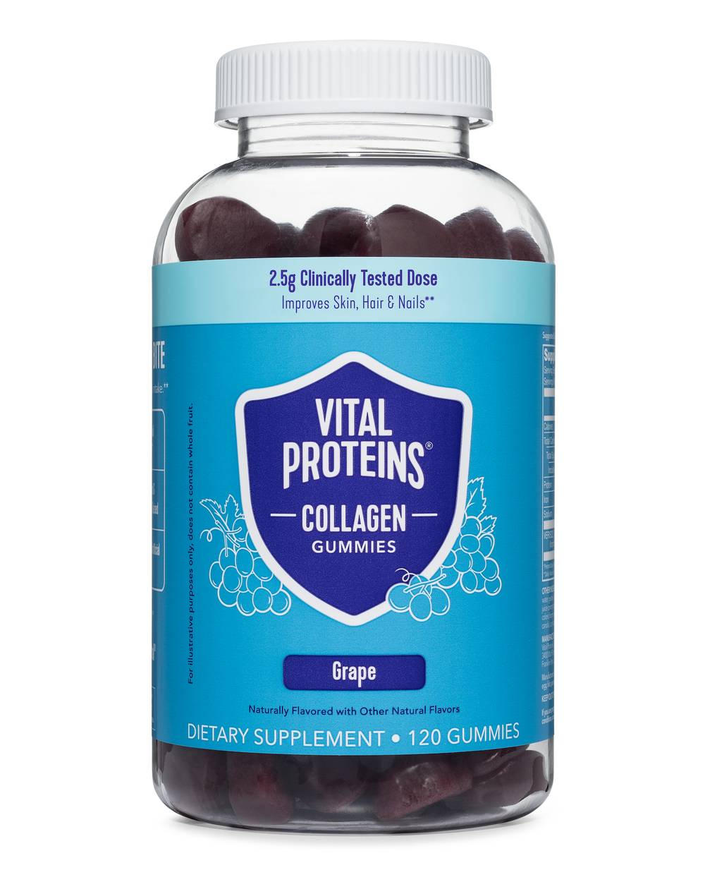 Vital Proteins Collagen Gummies, Grape (120 ct)