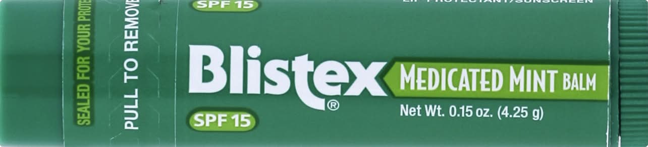 Blistex Medicated Mint Lip Balm Spf 15 (0.15 oz)