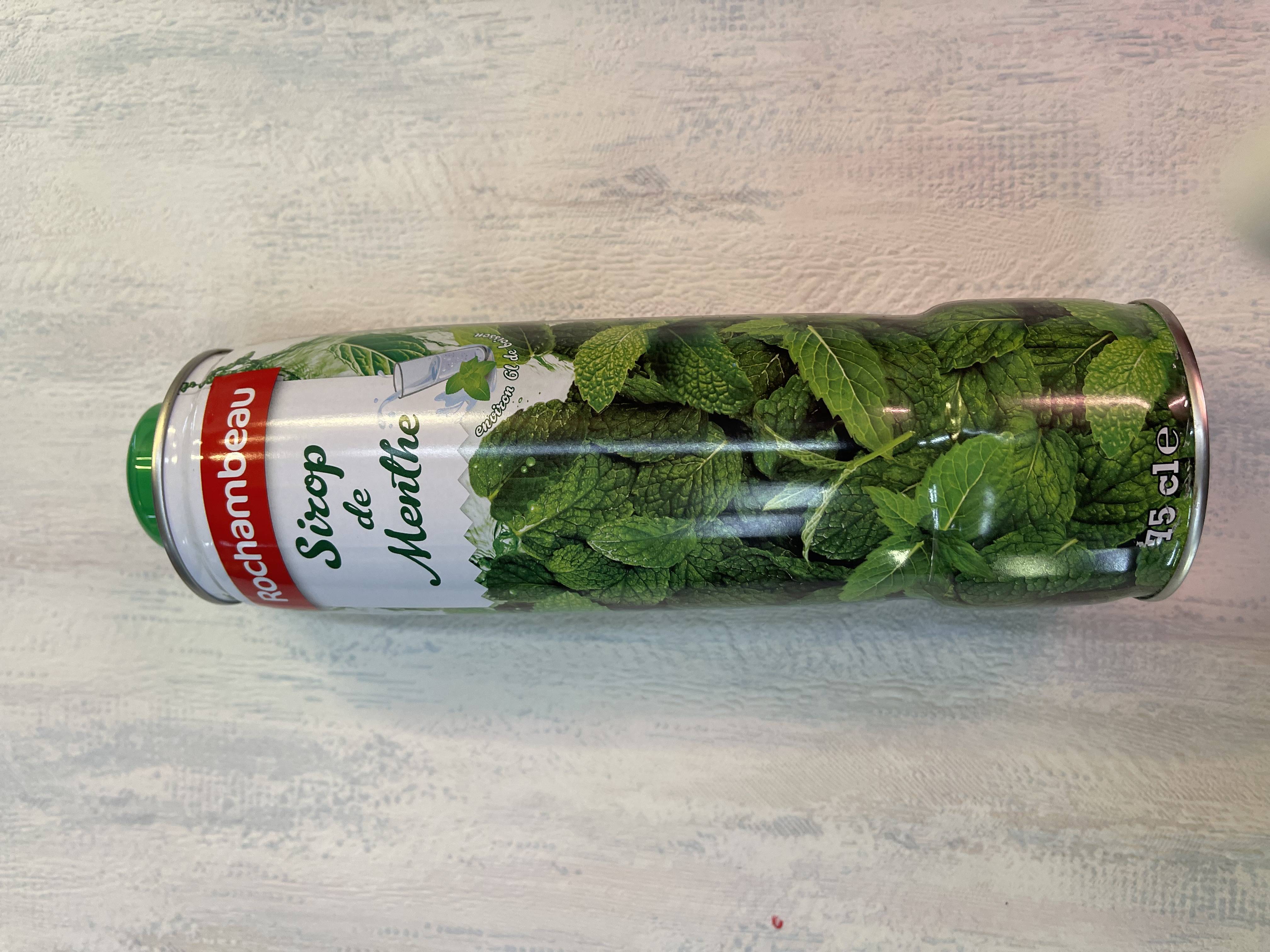 sirop menthe
