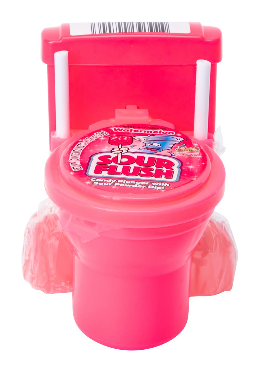 Sour Flush™ Candy Plunger w/ Powder Dip