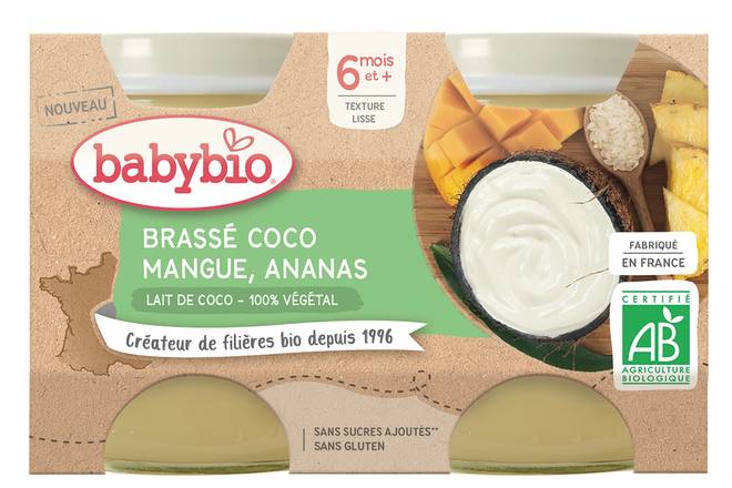 Babybio - Brassé coco mangue ananas