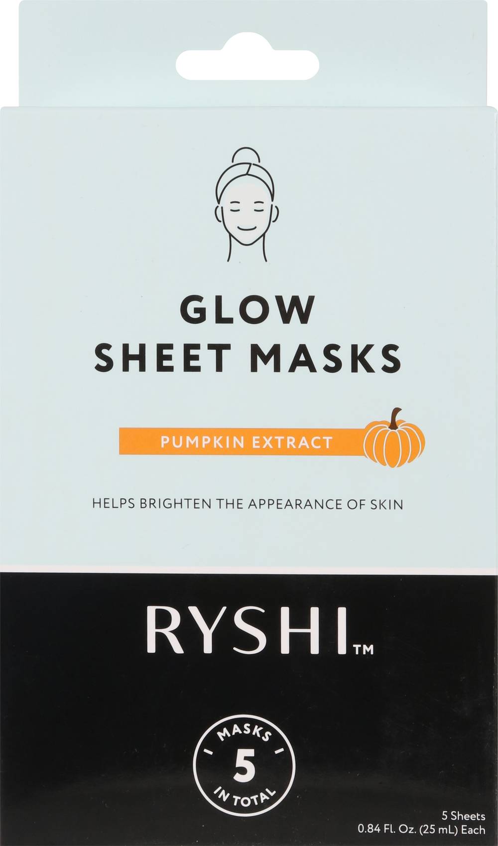 Ryshi Sheet Masks - Pumpkin
