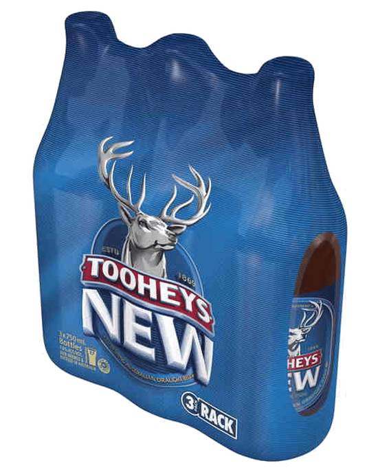 Tooheys New Lager Beer 3 pack, 750 mL