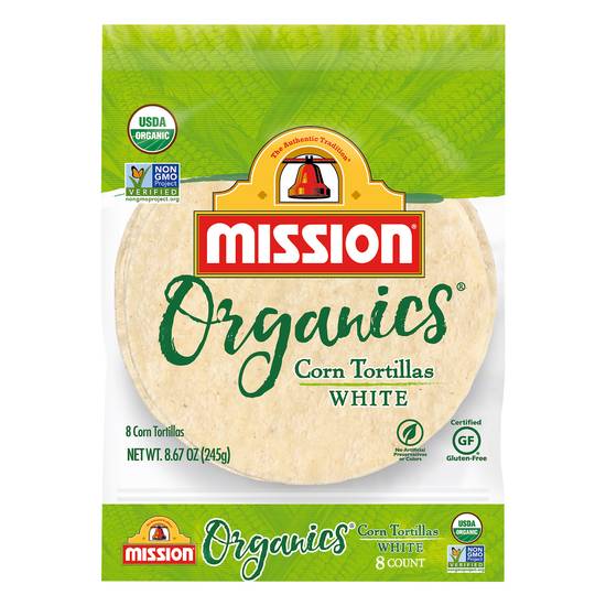 Mission Organic White Corn Tortillas (8 ct)