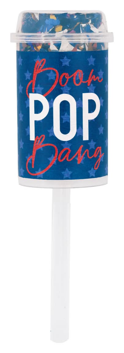 Patriotic Vibes Foil Confetti Push Popper