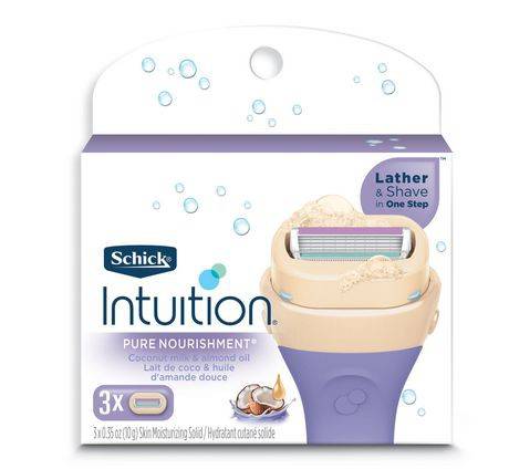 Schick Intuition Women's Pure Nourishment Razor Refills (30 g)