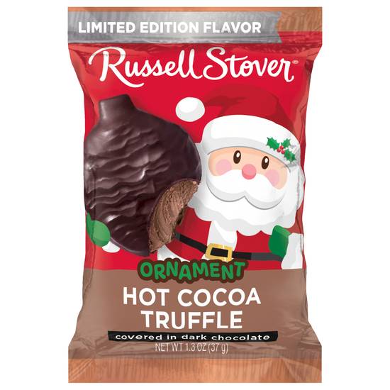 Russell Stover Hot Cocoa Truffle Dark Chocolate Ornament