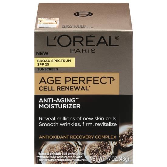 L'oréal Broad Spectrum Spf 25 Anti-Aging Moisturizer Sunscreen