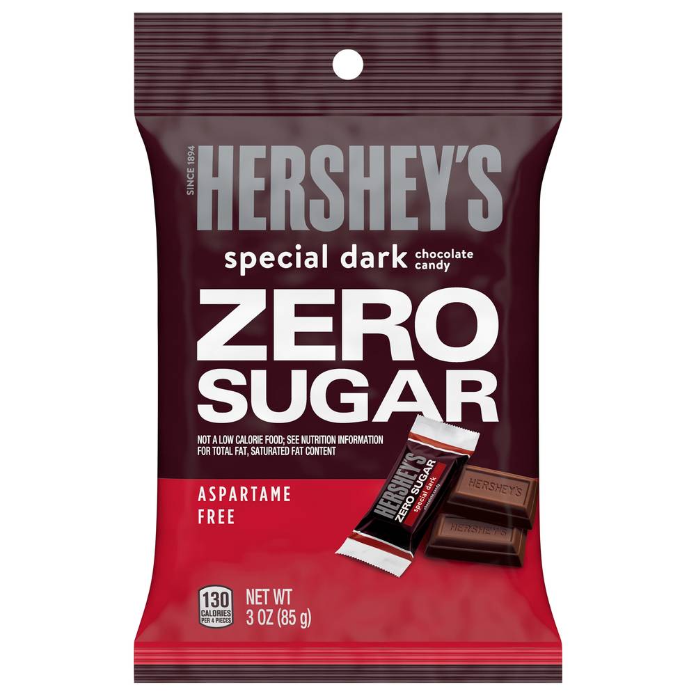 Hershey's Special Dark Mildly Sweet Sugar Free Chocolate Candy Bars, Halloween, (3 oz)