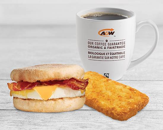 Combo Chef-d’oeuf™ avec bacon sur muffin anglais / English Muffin Bacon & Egger® Combo