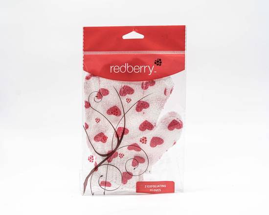 Redberry Exfoliating Glove Set