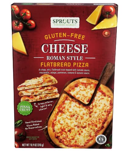 Sprouts Gluten-Free Cheese Roman Style Flatbread Pizza