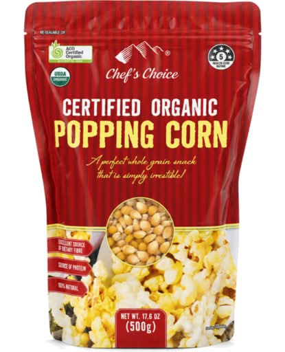 Chef's Choice Certified Organic Popping Corn 500g
