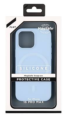 FLNT Silicone MagSafe Snap-On Protective Case for iPhone 16 PRO MAX, Skyride (IC8062M-16X-BLM)