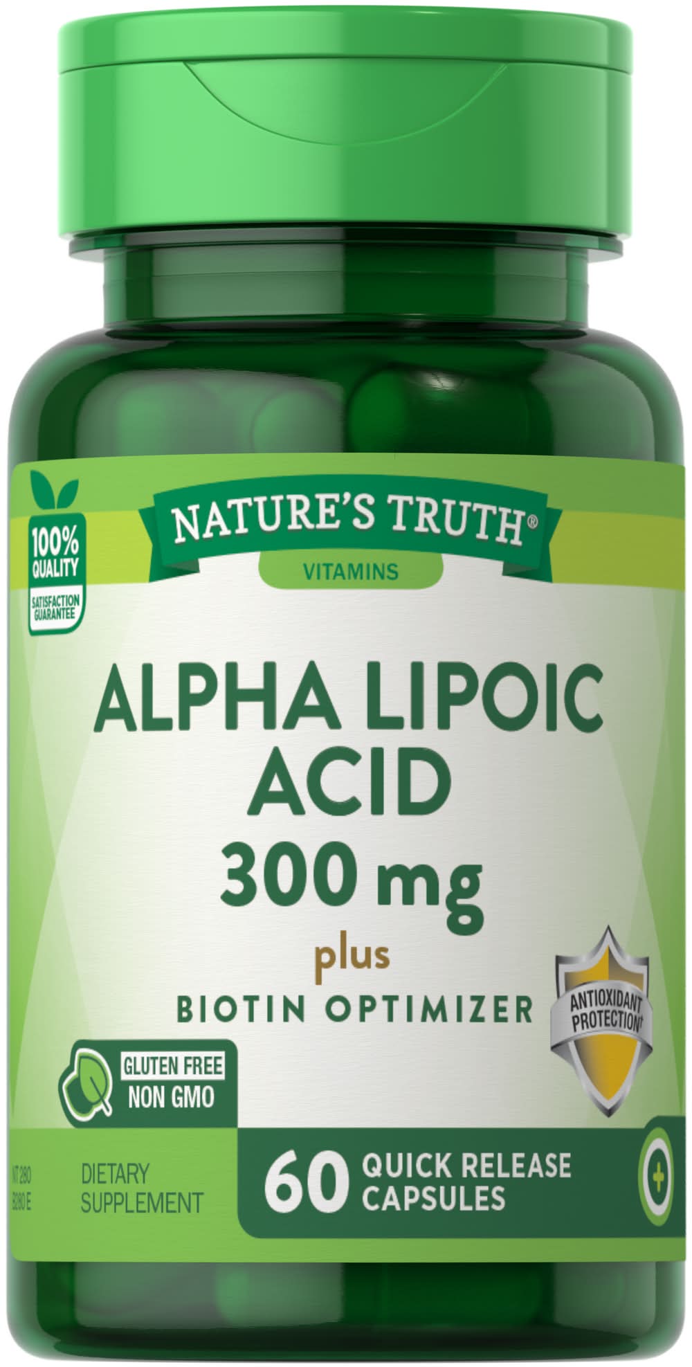 Nature's Truth Alpha Lipoic Acid Plus Biotin Optimizer Capsules (3.2 oz)