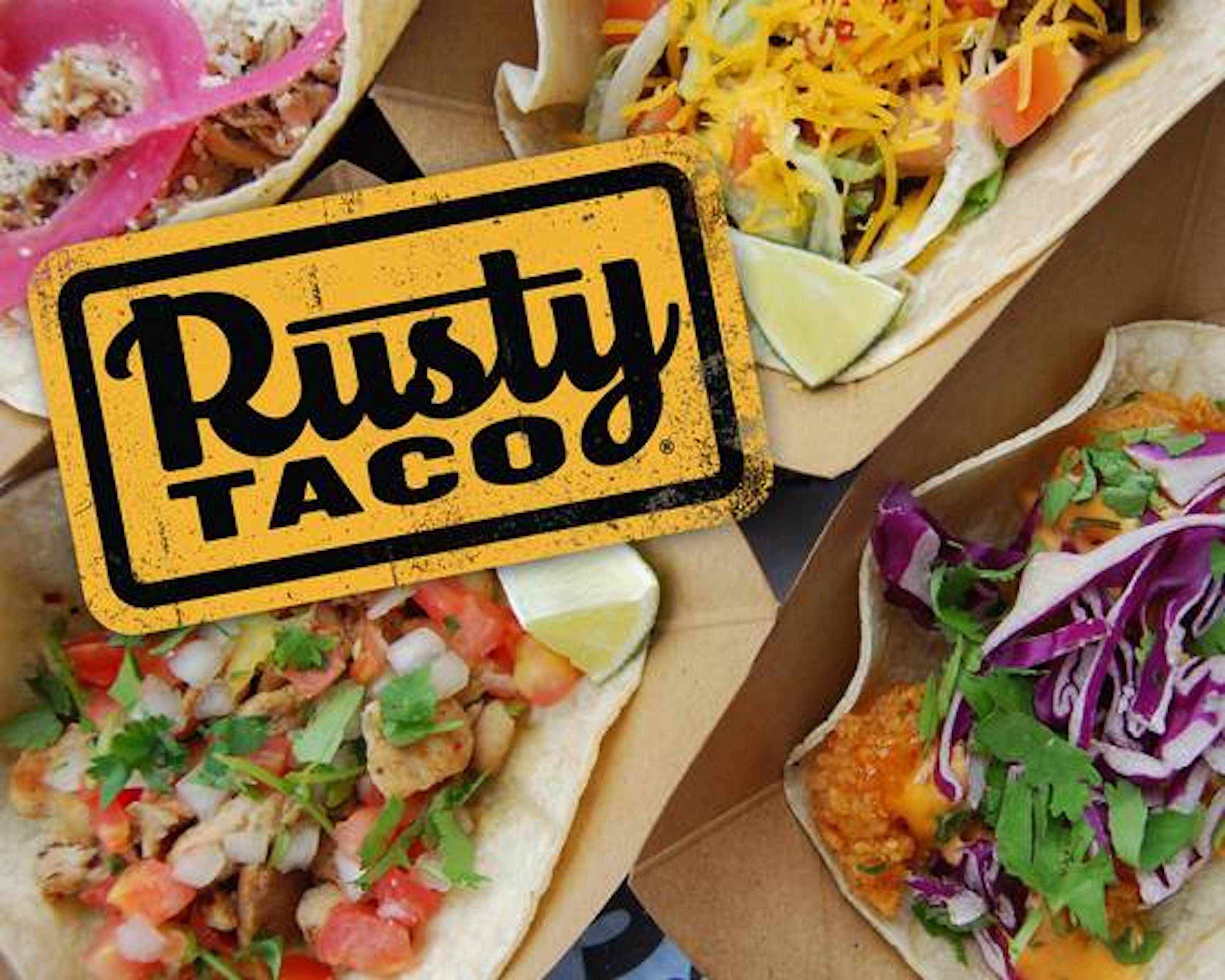 Rusty deals taco menu