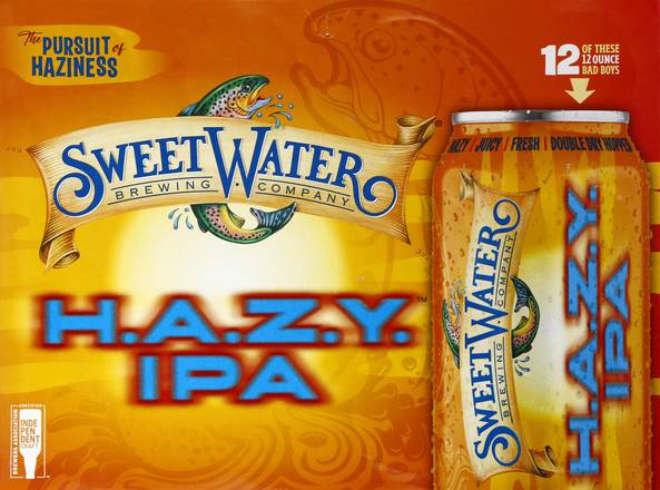 Sweetwater Brewing Co Hazy Ipa Beer (12 ct, 144 fl oz)