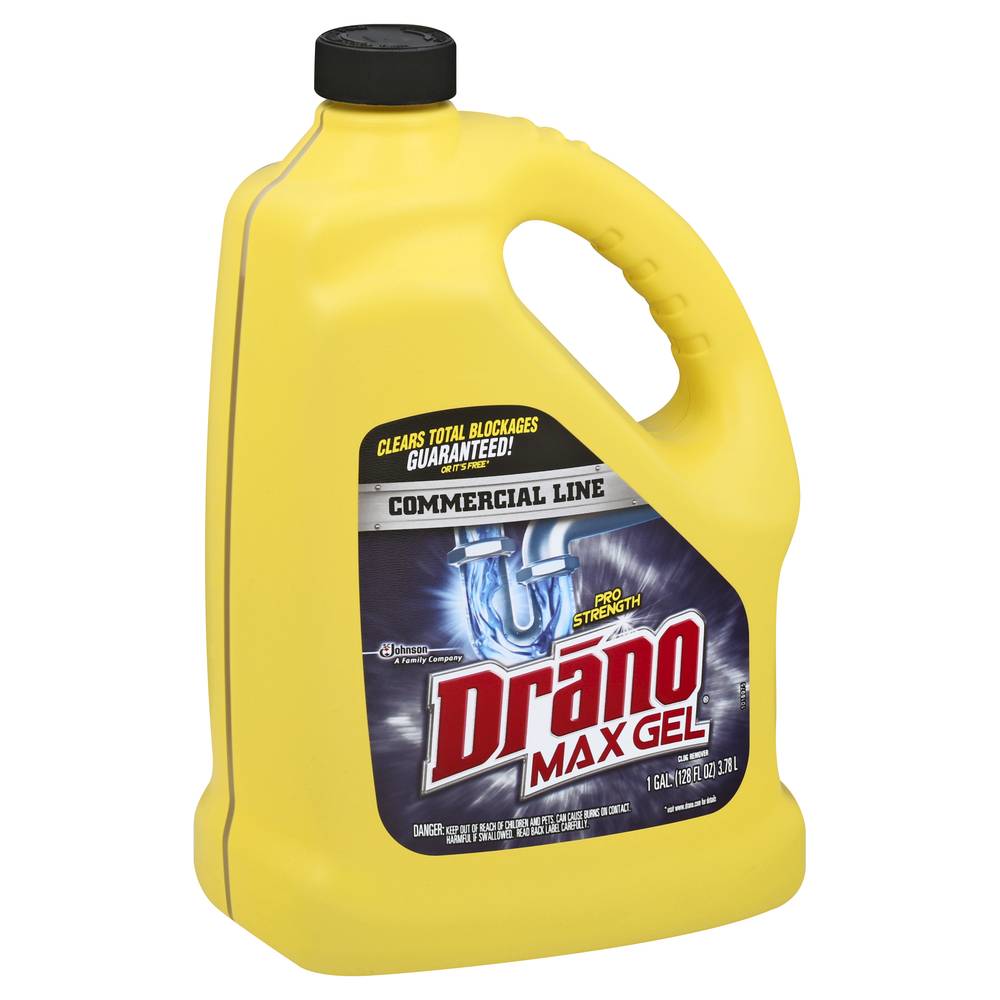 Drano Commercial Line Max Gel Clog Remover (128 fl oz)