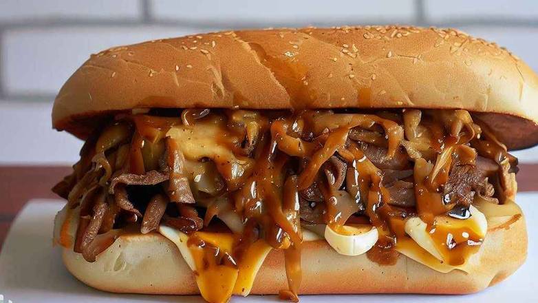 Hot Buffalo Philly Cheesesteak (steak)