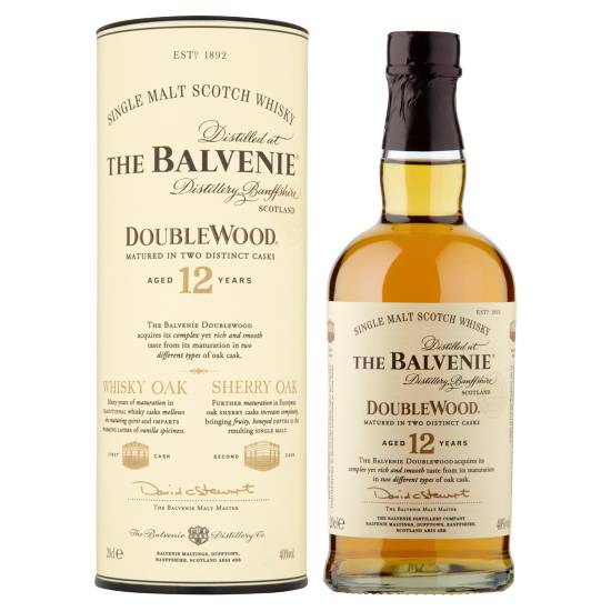 The Balvenie Doublewood Aged 12 Years Single Malt Scotch Whisky (200 ml)