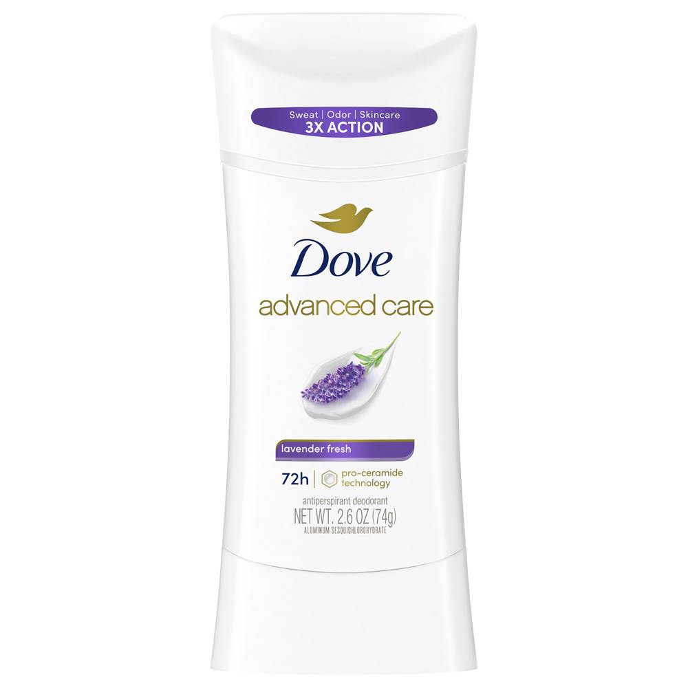 Dove Lavender Fresh Antiperspirant Deodorant (2.6 oz)