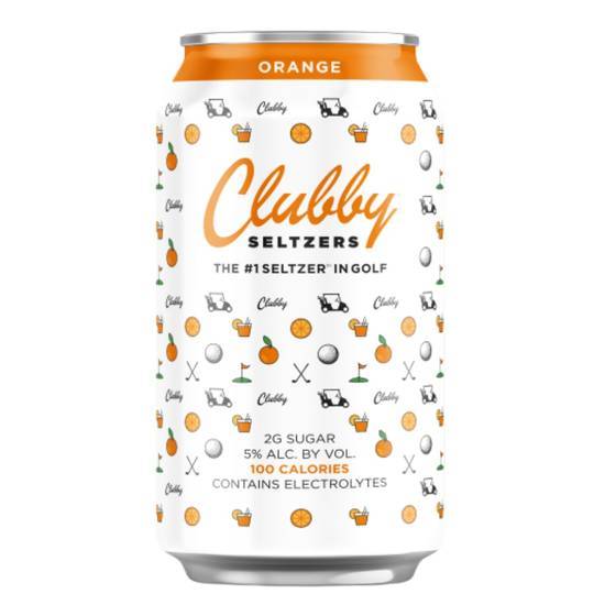 Clubby Orange Hard Seltzer (6x 12oz cans)