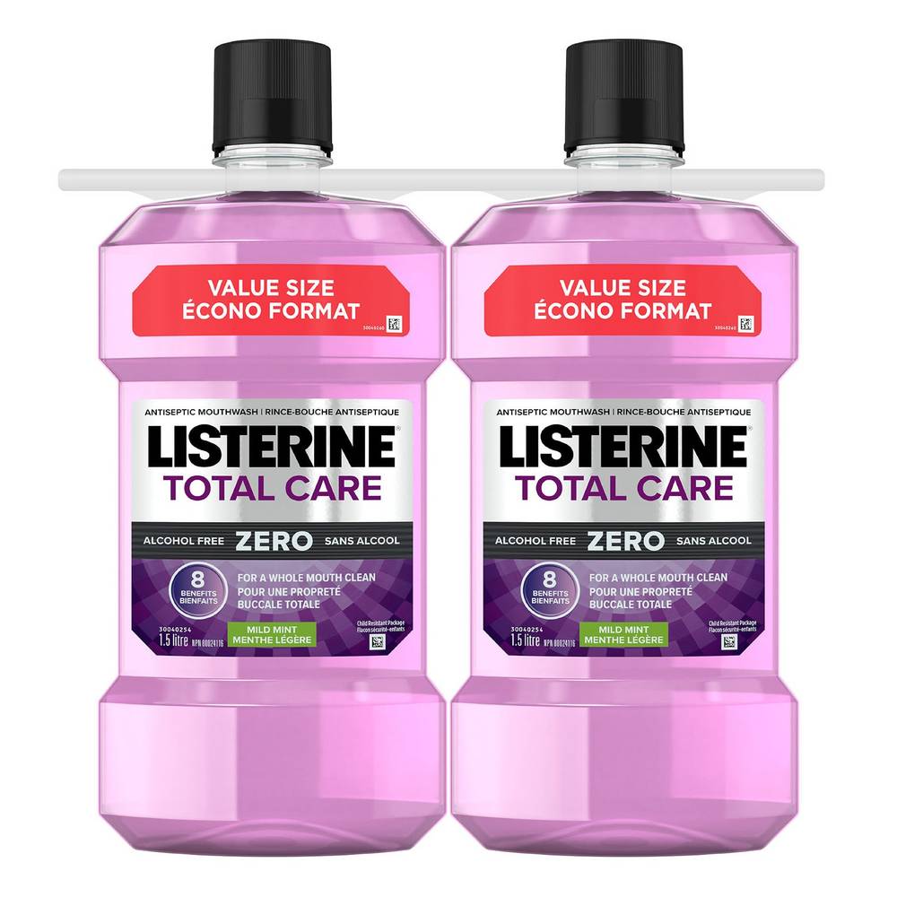 Listerine Total Care Zero, 1.5 L, Pack Of 2