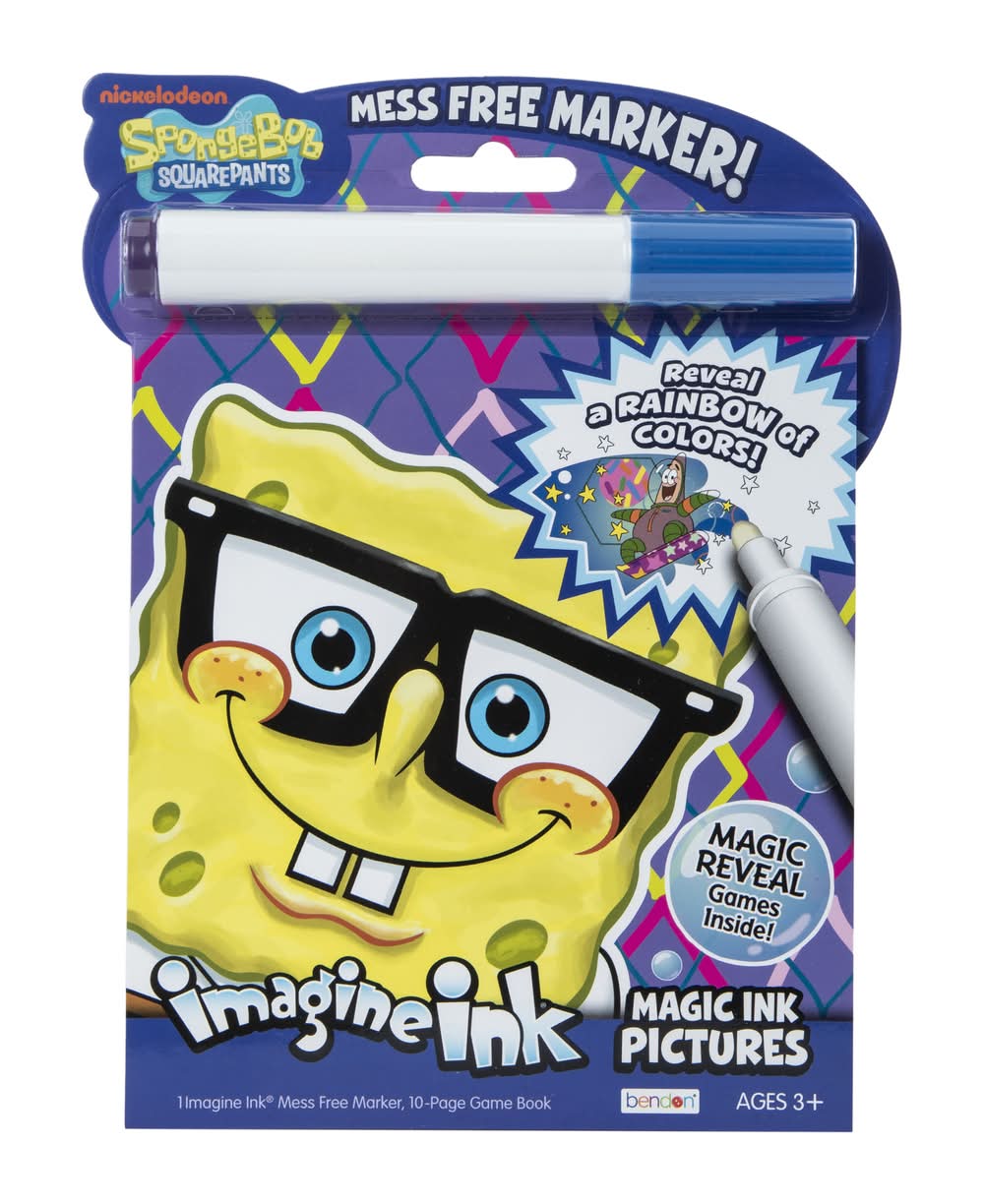 Imagine ink® Magic ink Pictures Mess-Free Coloring Book - Spongebob Squarepants™