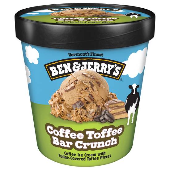 Ben & Jerrys Toffee Bar Crunch Ice Cream (coffee)