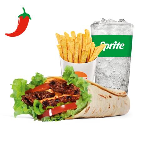 Menu Spicy Beef Wrap