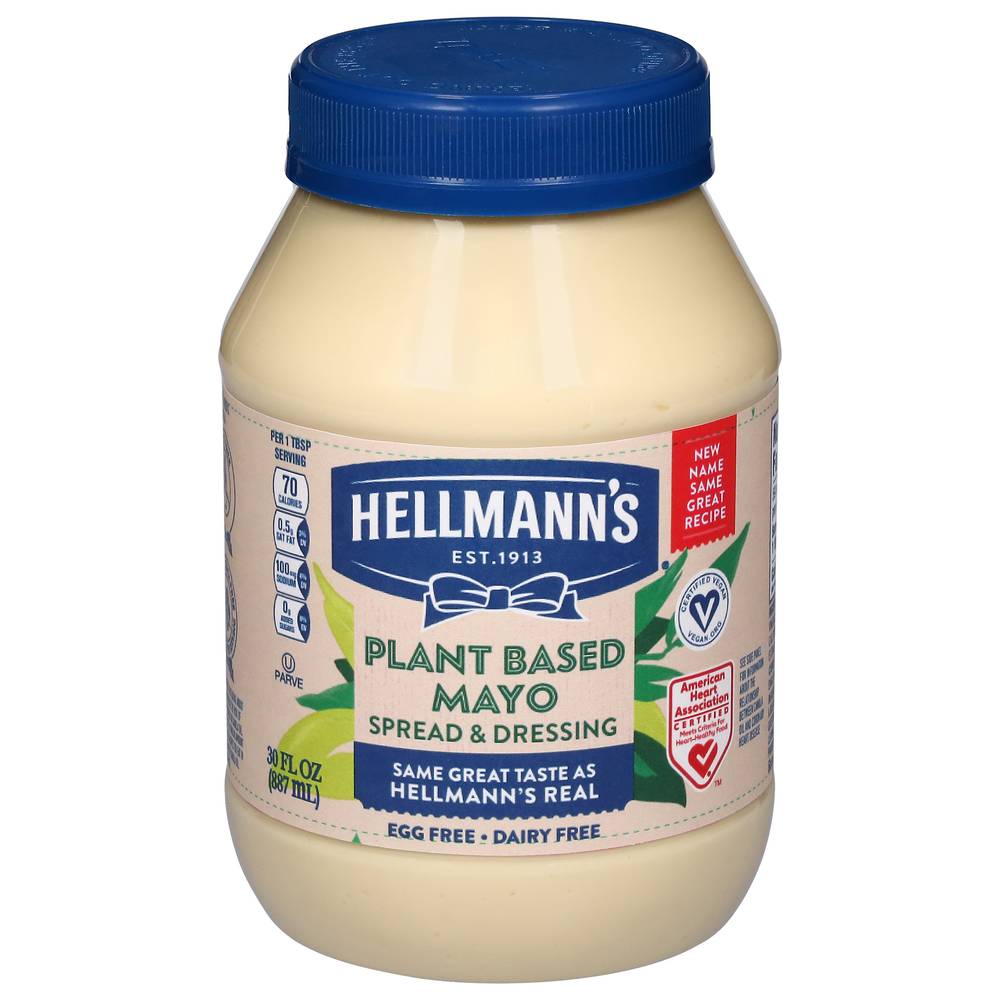 Hellmann's Mayo Plant Based Spread & Dressing (30 fl oz)