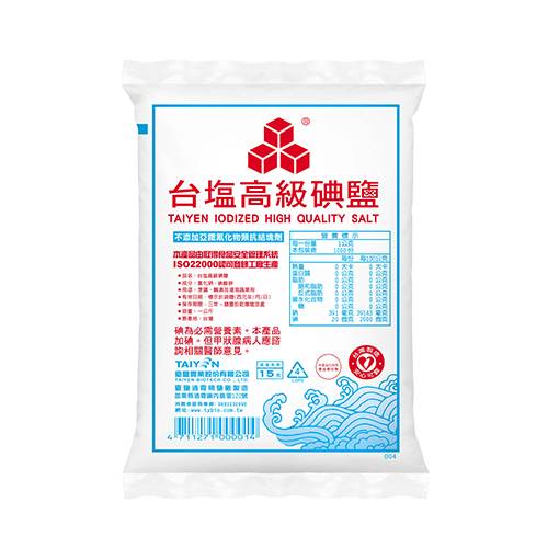 台鹽高級碘鹽 1Kg <1Kg公斤 x 1 x 1Pack包>