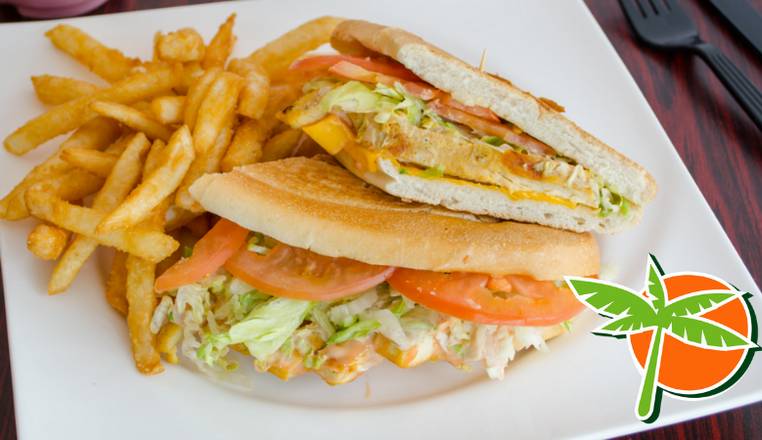 Chicken Sandwich, Smoothie & Fries