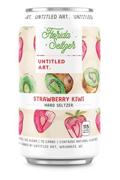 Untitled Art Florida Seltzer Strawberry Kiwi (6x 12oz cans)