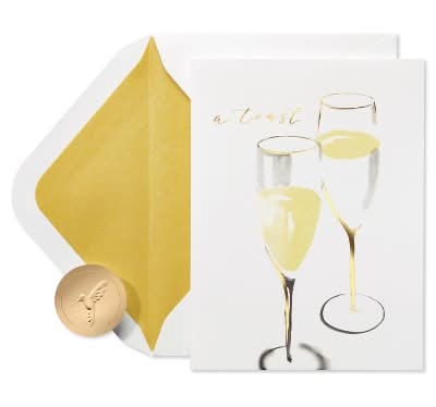 Papyrus Love You Share Wedding Card, 6x4.5 in