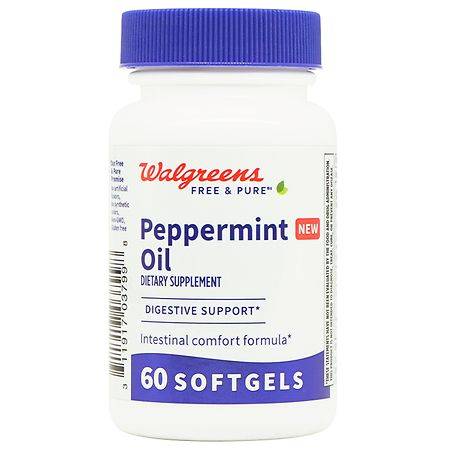 Walgreens Peppermint Oil Softgels (1.44 oz, 60 ct)