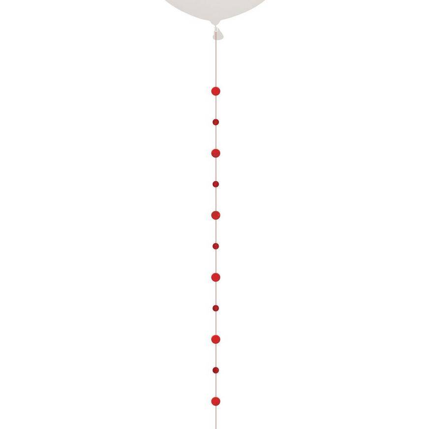 Red Circles Balloon Tail