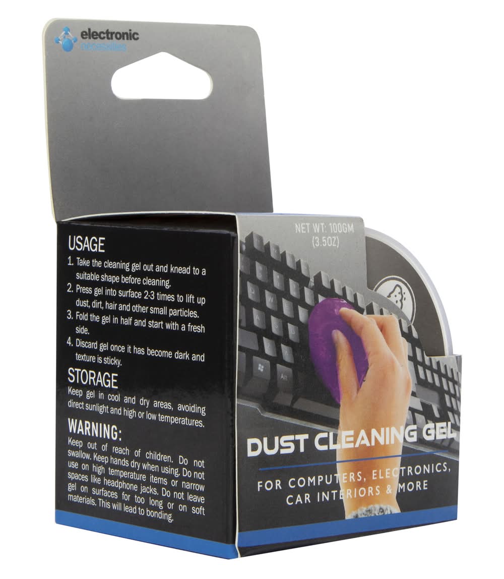 Dust Cleaning Gel For Computers, Electronics, Car interiors 3.5oz Purple