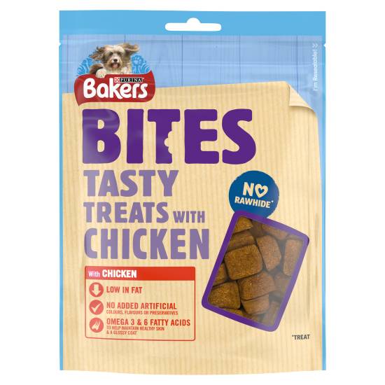 Bakers Bites Tasty Treats With Chicken For Dogs