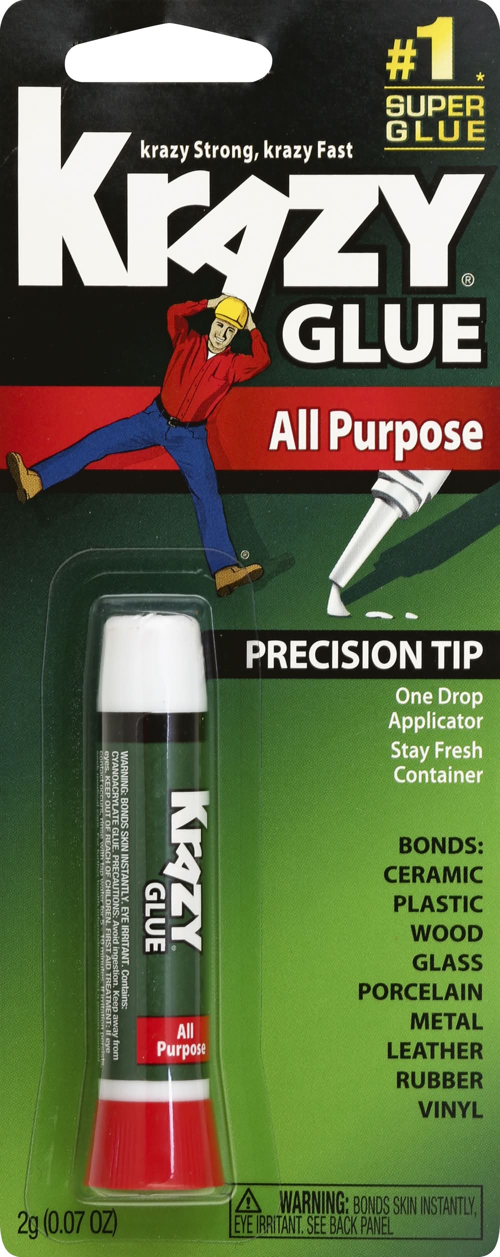 Krazy Glue All Purpose Precision Tip Glue (0.07 oz)