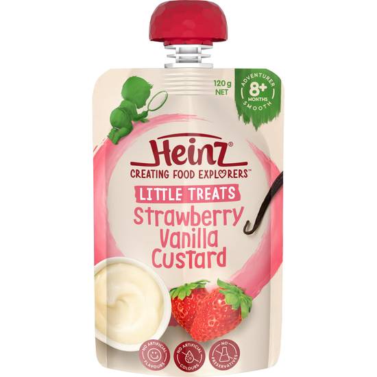 Heinz Strawberry & Vanilla Custard 8+ Months 120g