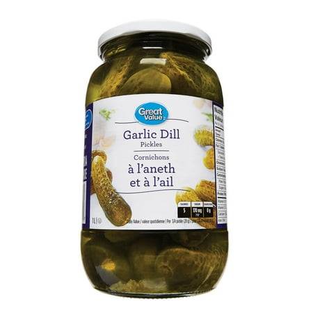 Great Value Garlic Dill Pickles (1L)