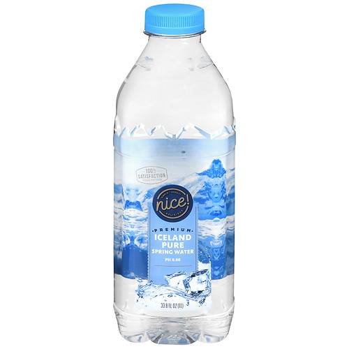 Nice! Premium Iceland Pure Spring Water - 33.8 fl oz