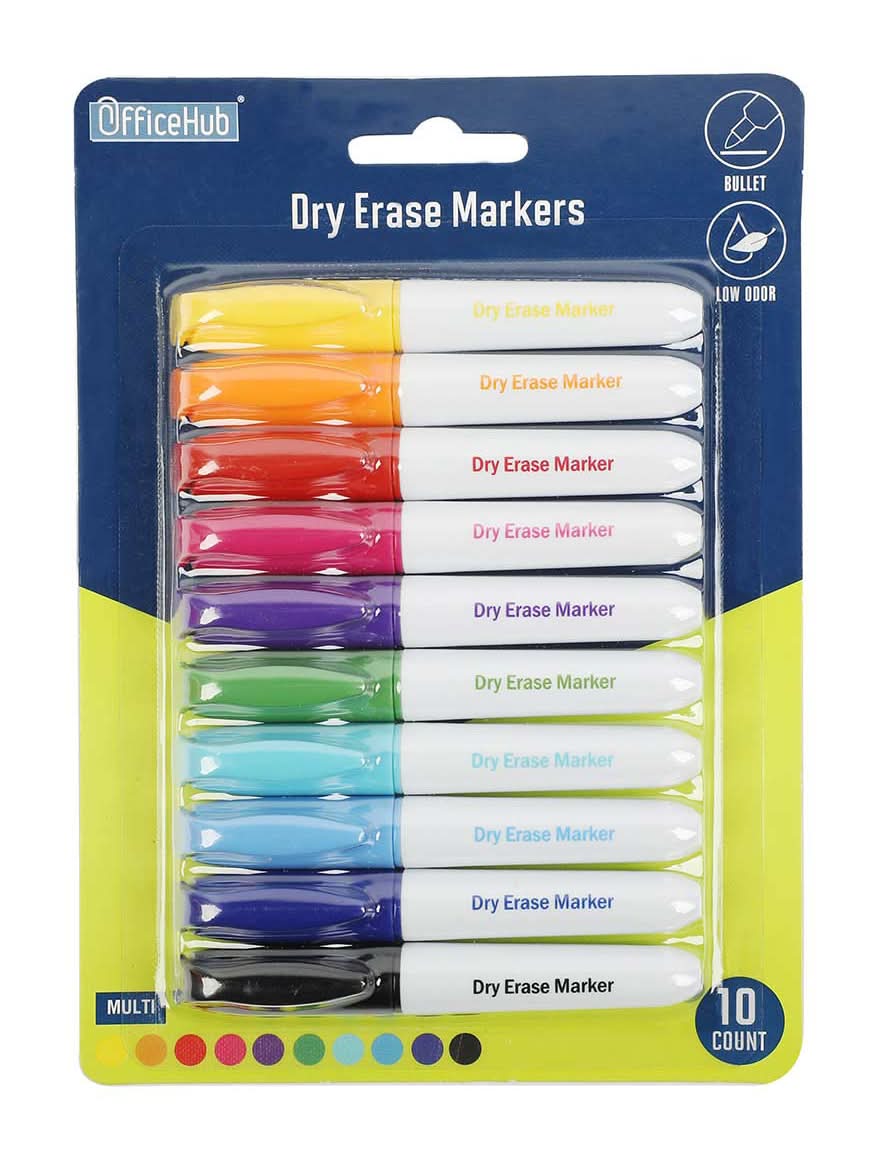 Office Hub Dry Erase Markers 10 Ct