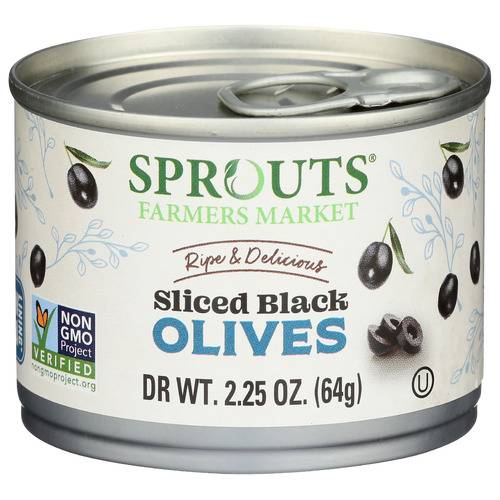 Sprouts Sliced Ripe Black Olives