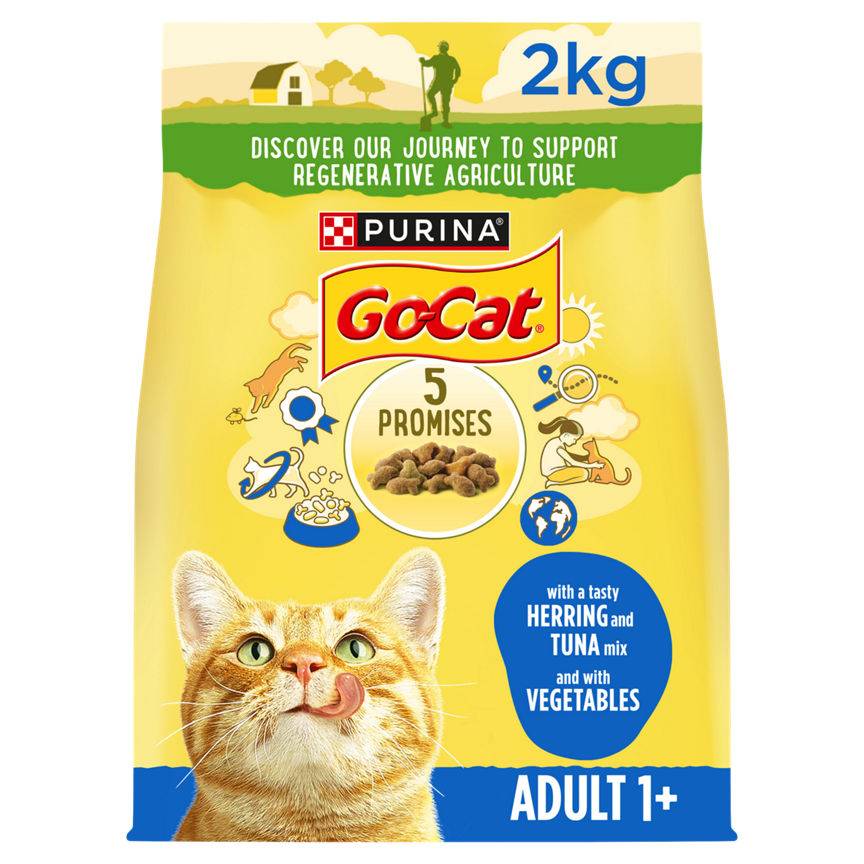 Purina Go-Cat Herring and Tuna Dry Cat Food