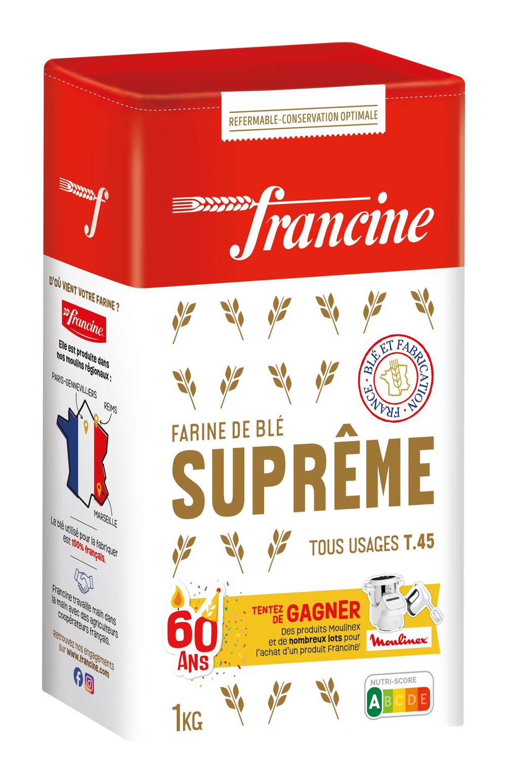 Francine - Farine de blé suprême (1kg)